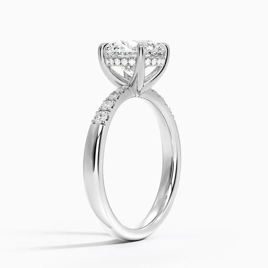 Bella Hidden Halo Diamond Ring