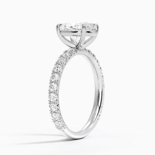 Luxe French Pavé Perfect Fit Diamond Ring