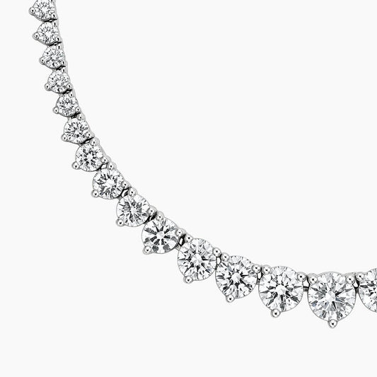 Melrose Three-Prong Lab Diamond Necklace