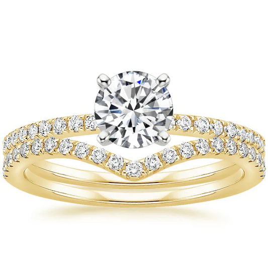 Ballad Diamond Ring with Flair Diamond Ring