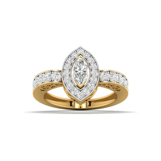 Delicate Marquise Diamond Engagement Ring