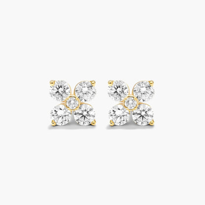 Blossom Lab-Grown Diamond Stud Earrings