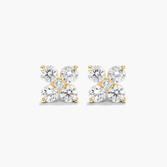Blossom Lab-Grown Diamond Stud Earrings