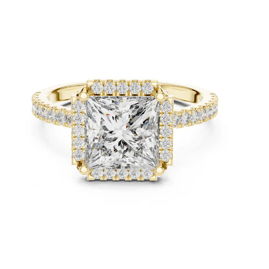 Princess Grace Halo Engagement Ring