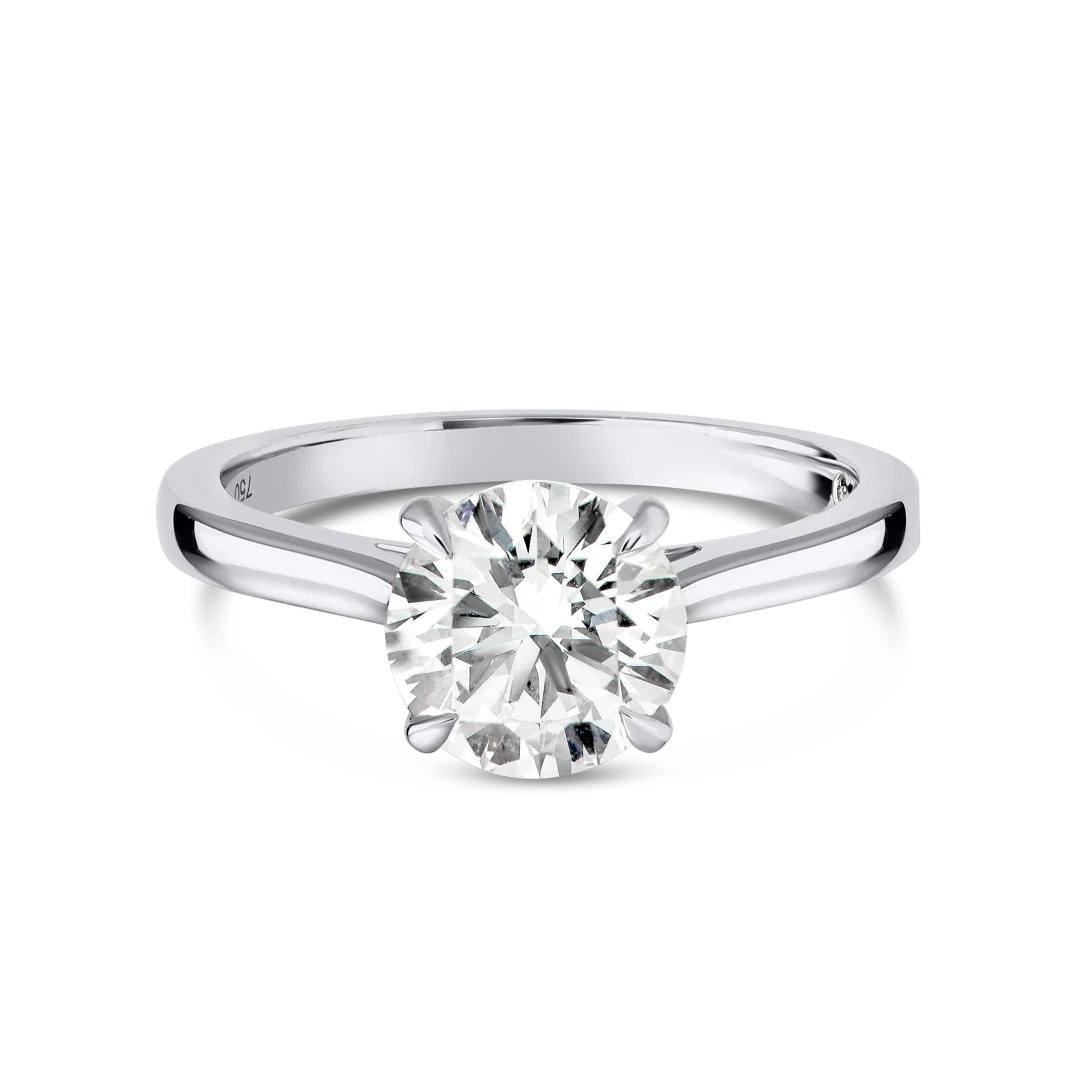 1.5 Carat Solitaire Engagement Ring - Round Diamond