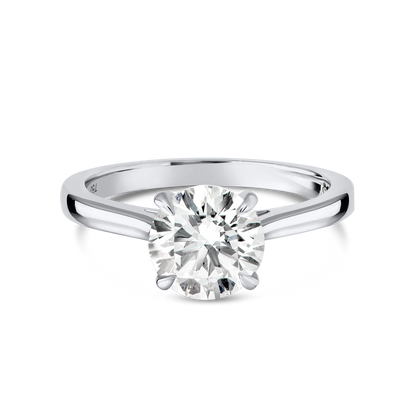 1.5 Carat Solitaire Engagement Ring - Round Diamond