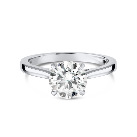1.5 Carat Solitaire Engagement Ring - Round Diamond