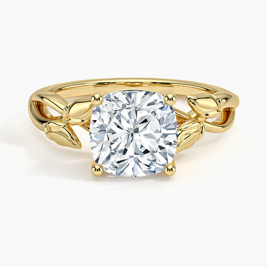 Budding Willow Solitaire Ring