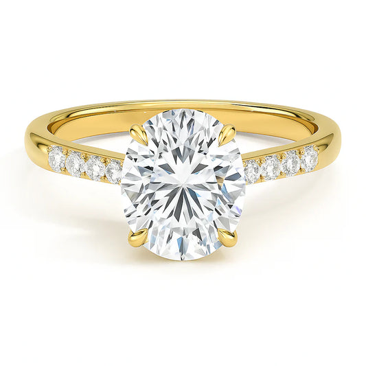 Bella Hidden Halo Diamond Ring