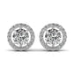 Round Solitaire Diamond Earring