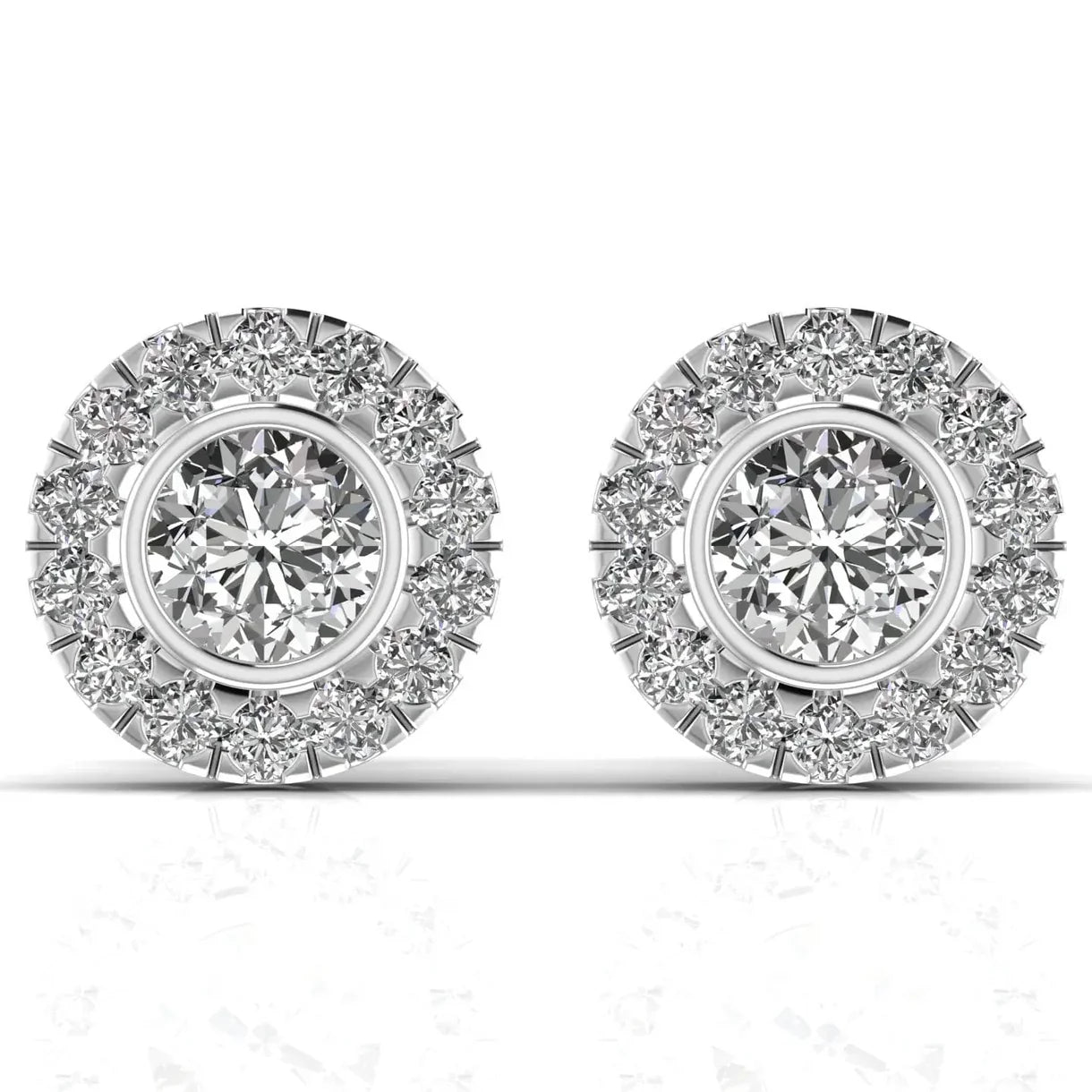 Round Cut Diamonds Studs Earring