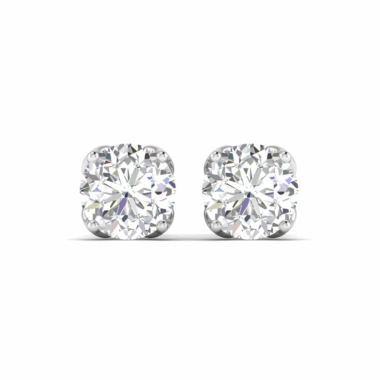 Round Diamond Earring