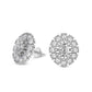 Dahlia Flower Fashion Lab Diamond Stud Earrings