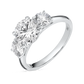 1.5 Carat Trilogy Engagement Ring - Round Diamond