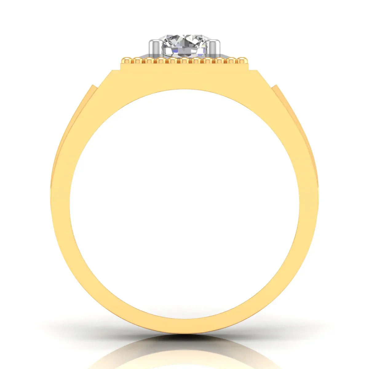 1 Carat Solitaire Everyday Charm Men's Ring