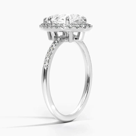 Cambria Halo Diamond Ring