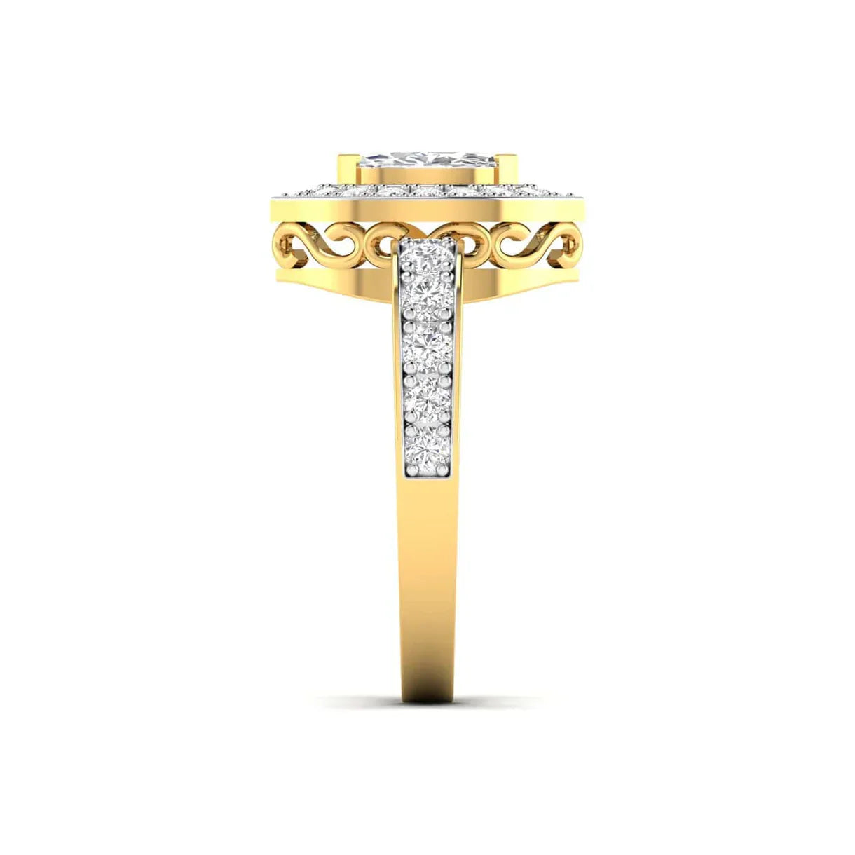 Delicate Marquise Diamond Engagement Ring