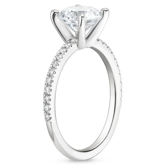 Ballad Diamond Ring with Flair Diamond Ring