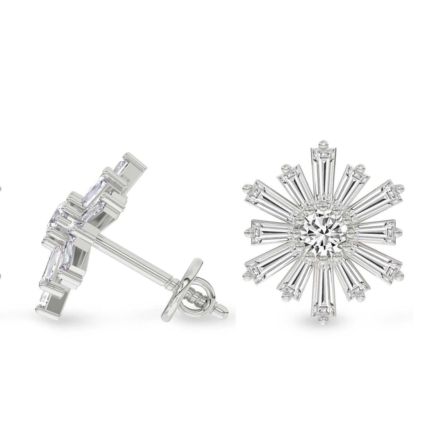 Sunflower Fashion Lab Diamond Stud Earrings