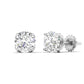 Round Diamond Earring