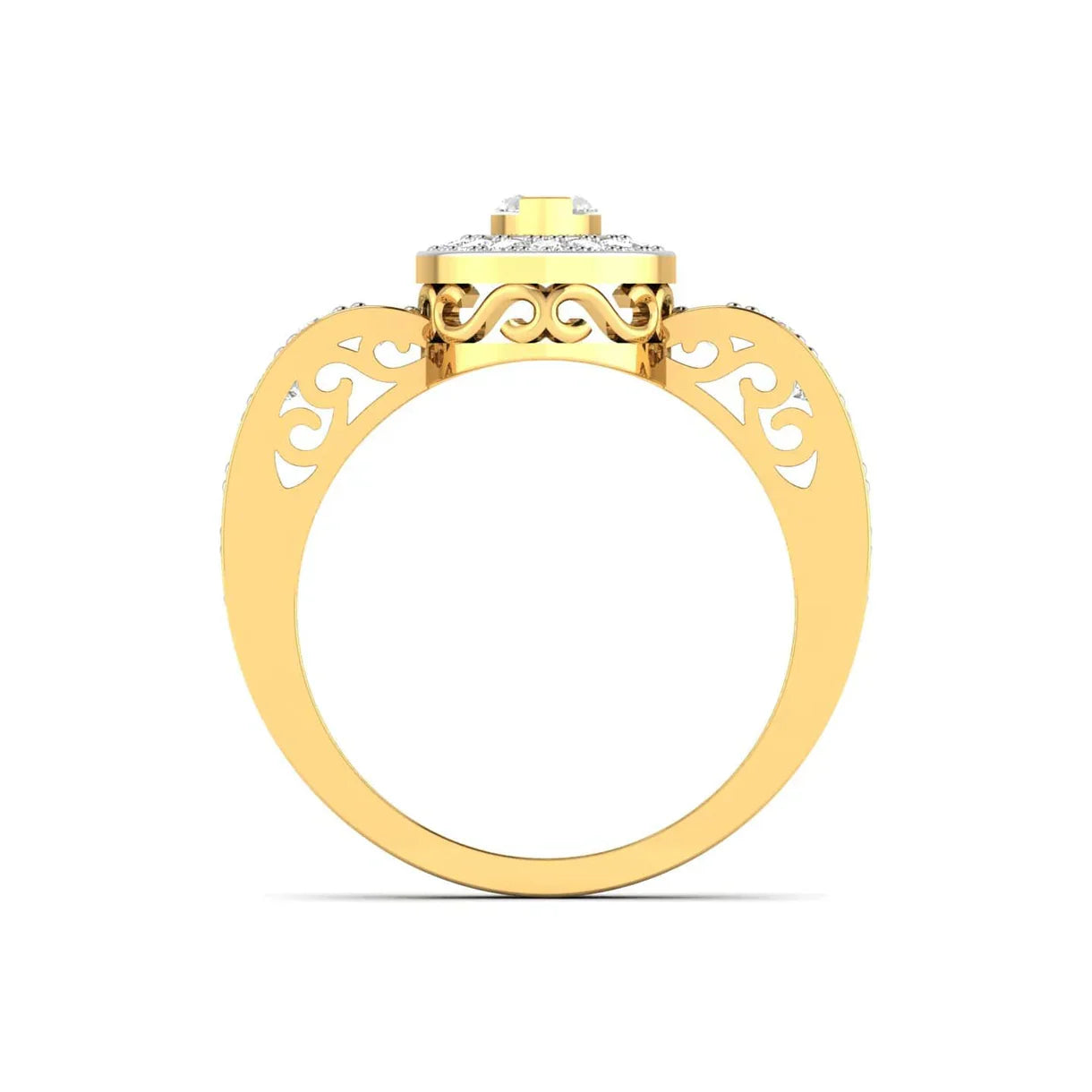 Delicate Marquise Diamond Engagement Ring