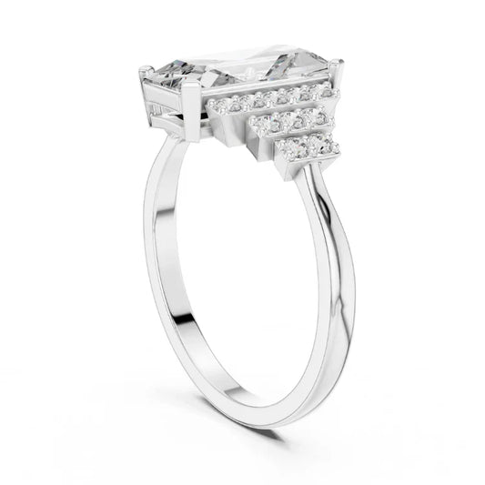Art Deco Baguette Diamond Ring