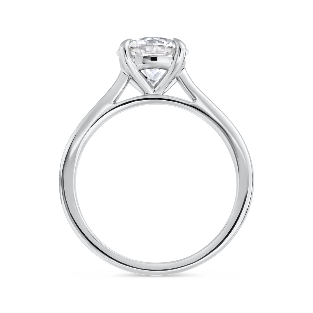 1.5 Carat Solitaire Engagement Ring - Round Diamond