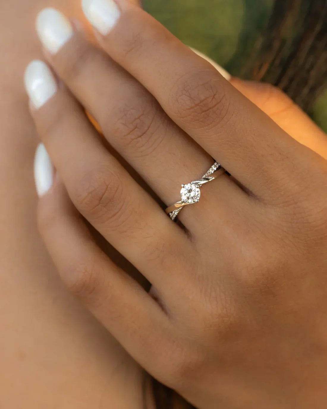 Twilight Diamond Engagement Ring