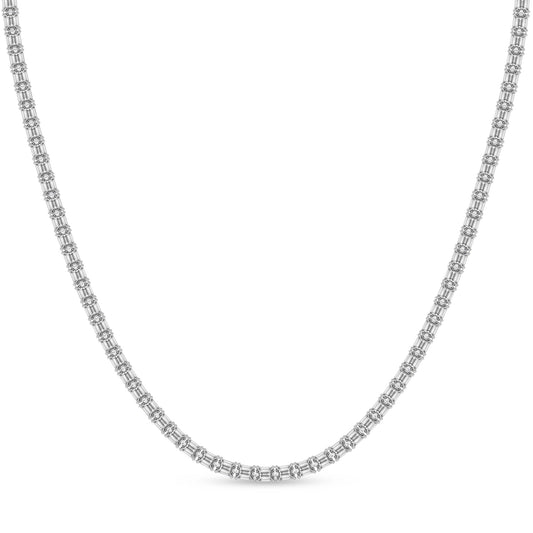 Lorel Emerald Lab Diamond Tennis Necklace