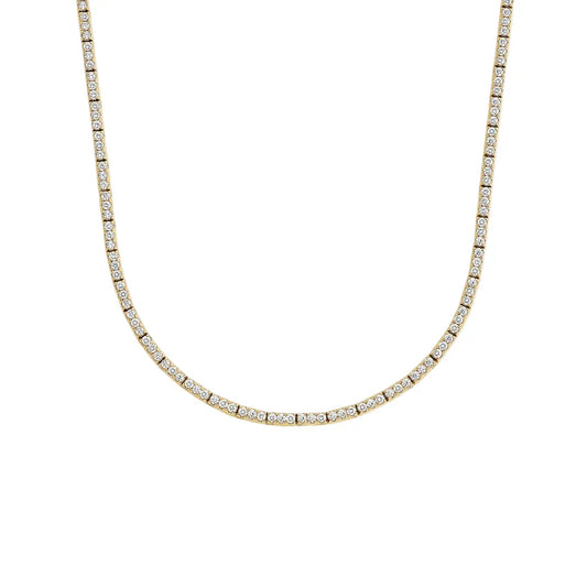 Trilogy  Lab Diamond Tennis Necklace