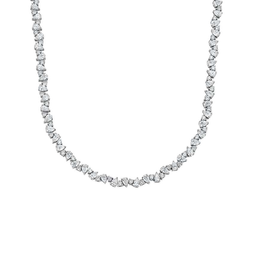 Olivetta Lab Diamond Tennis Necklace