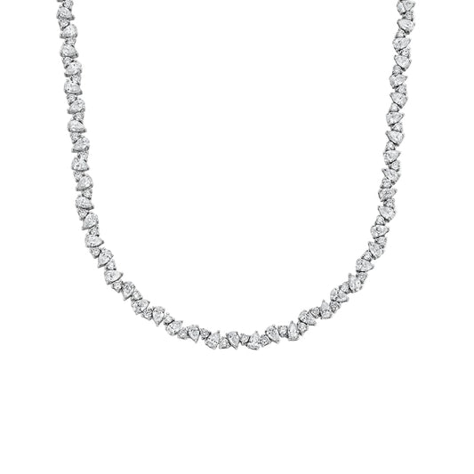 Olivetta Lab Diamond Tennis Necklace