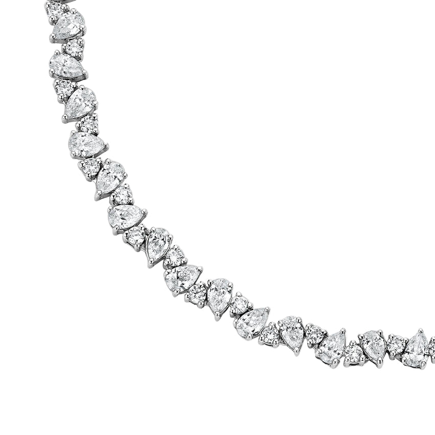 Olivetta Lab Diamond Tennis Necklace
