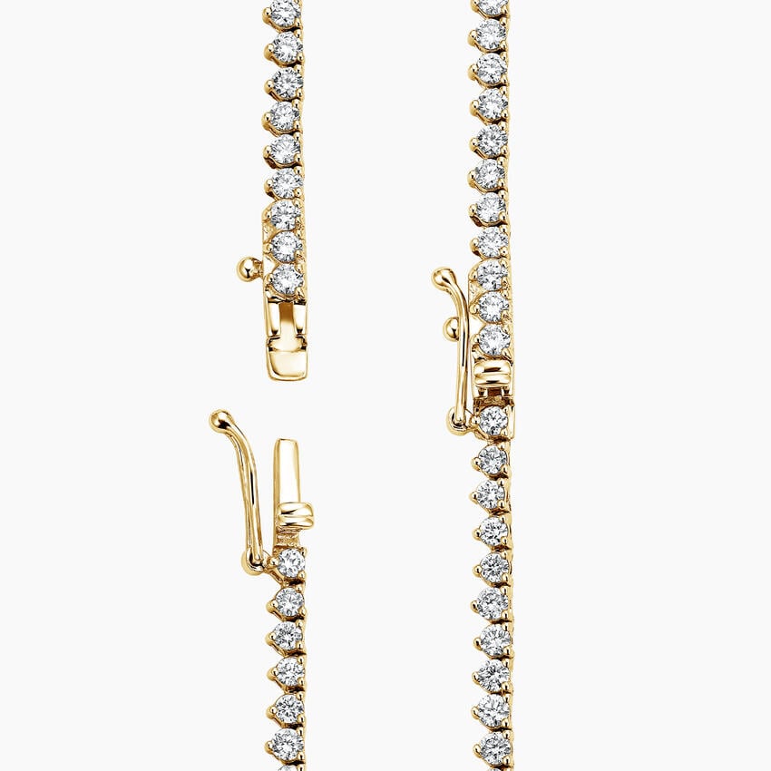 Melrose Three-Prong Lab Diamond Necklace