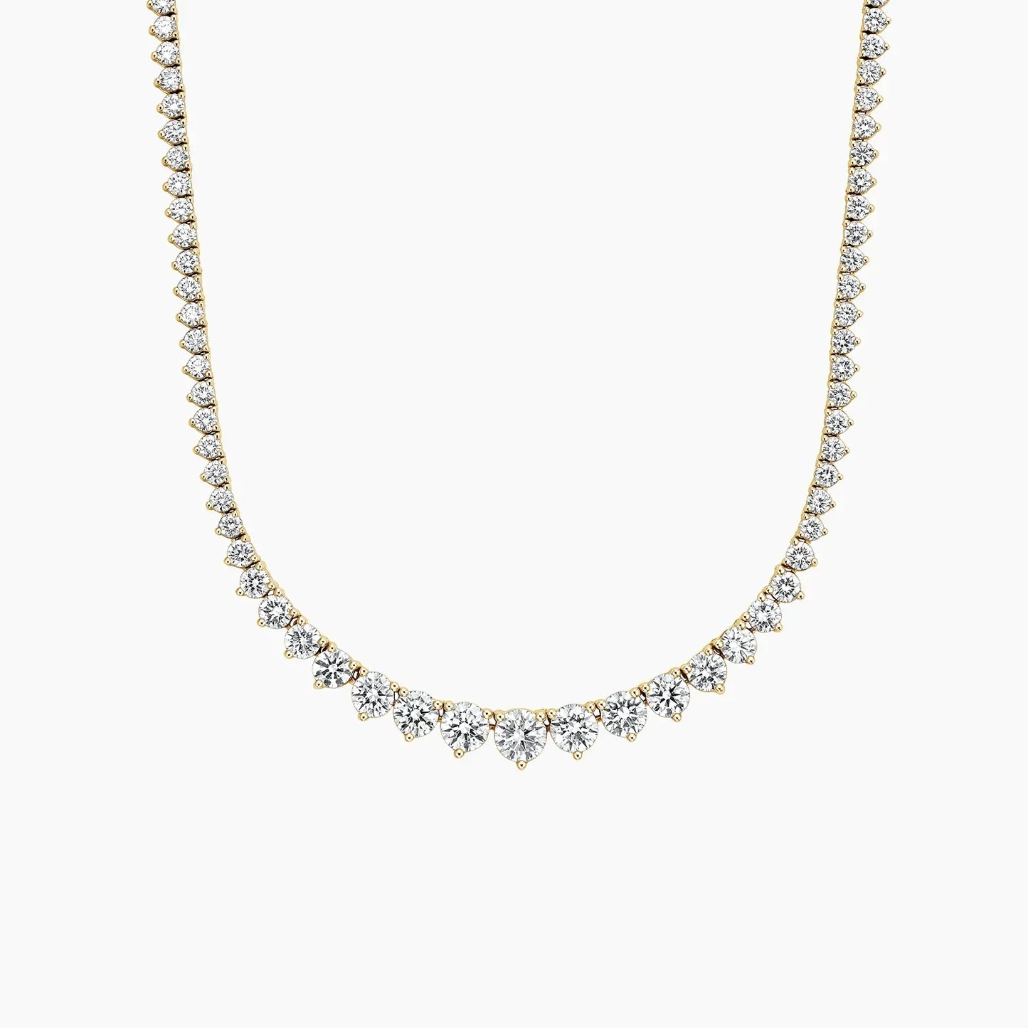 Melrose Three-Prong Lab Diamond Necklace