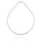 Graduated  Lab Grown Diamond Tennis Necklace