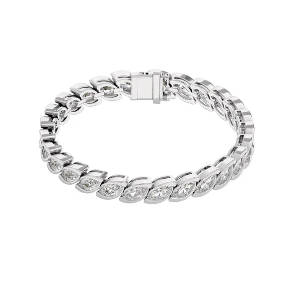 The Marquisette Diamond Tennis Bracelet