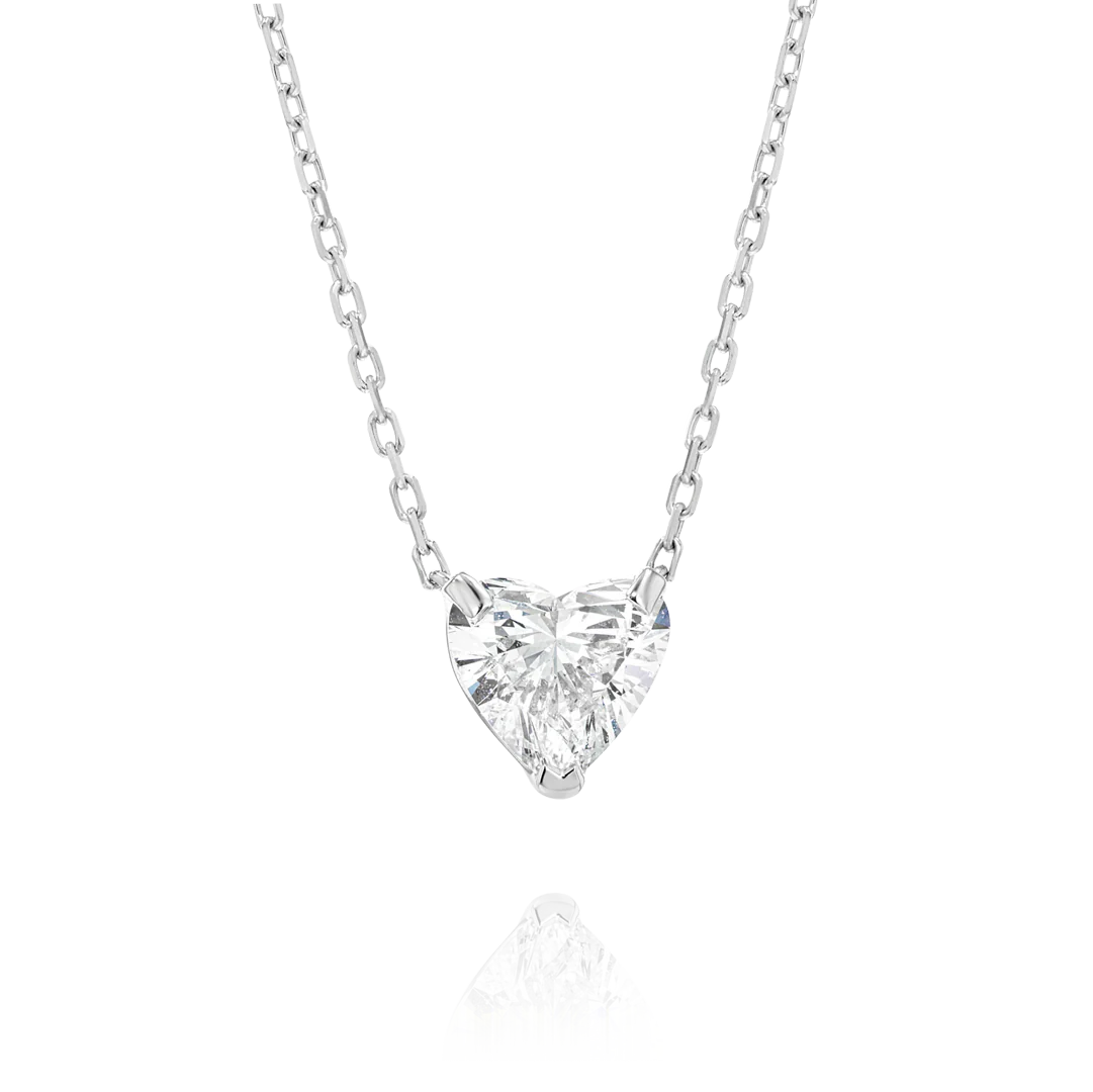 0.7ct Heart Diamond Pendant