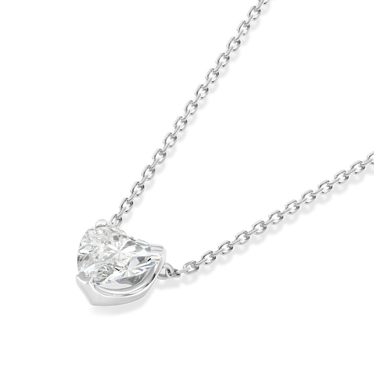 0.7ct Heart Diamond Pendant