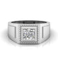 1 Carat Solitaire Everyday Charm Men's Ring