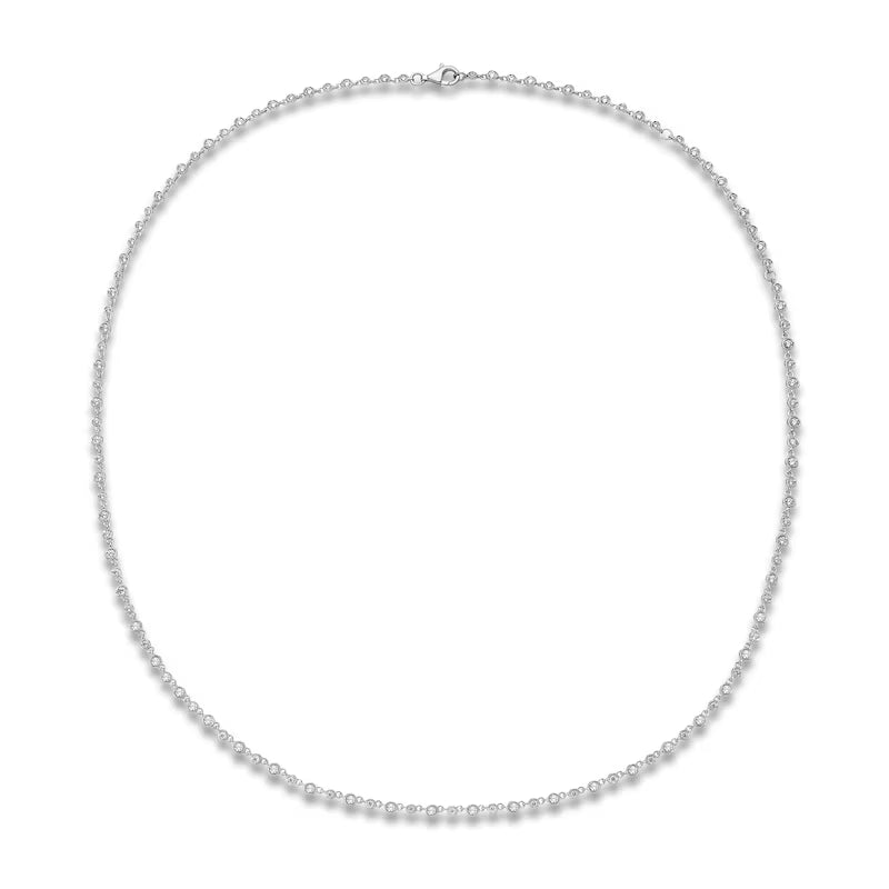 Diamond Bezel Tennis Necklace 3