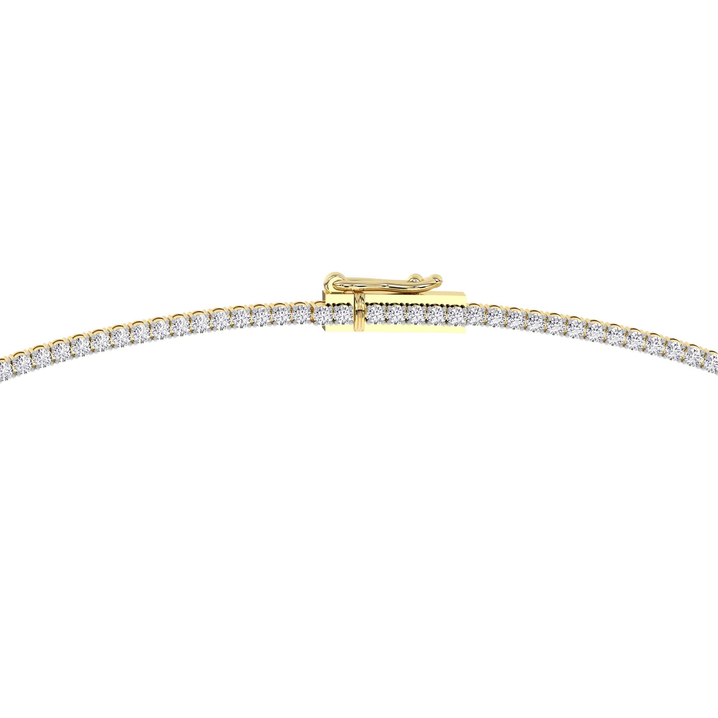 Graduated Lab Diamond Tennis Necklace