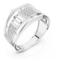 Architectural Grid Diamond Ring